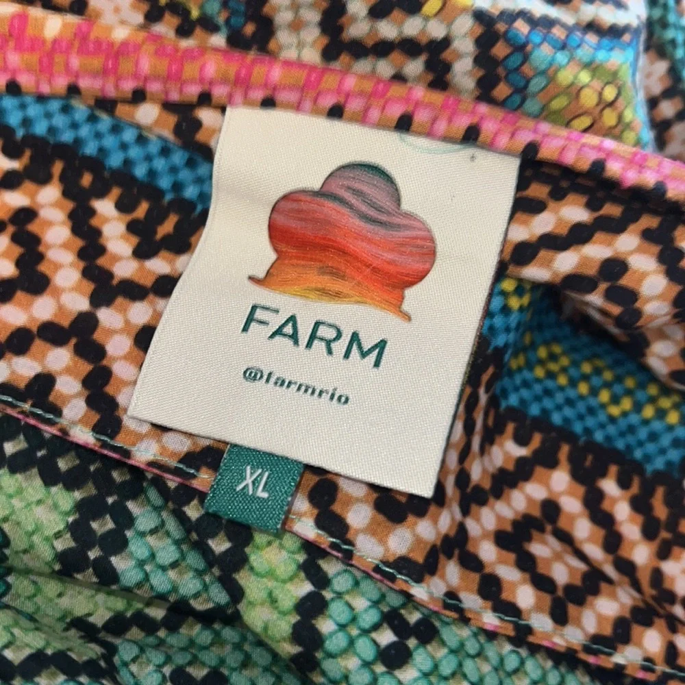 FARM Rio Colorful Geometric Midi Dress - Picture 7 of 11